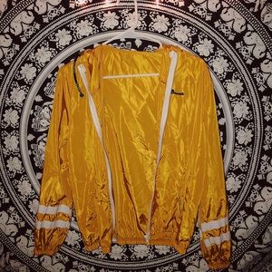 Yellow Windbreaker